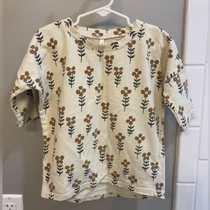 Rylee + Cru Floral Print Shirt / Size 18-24m / EUC